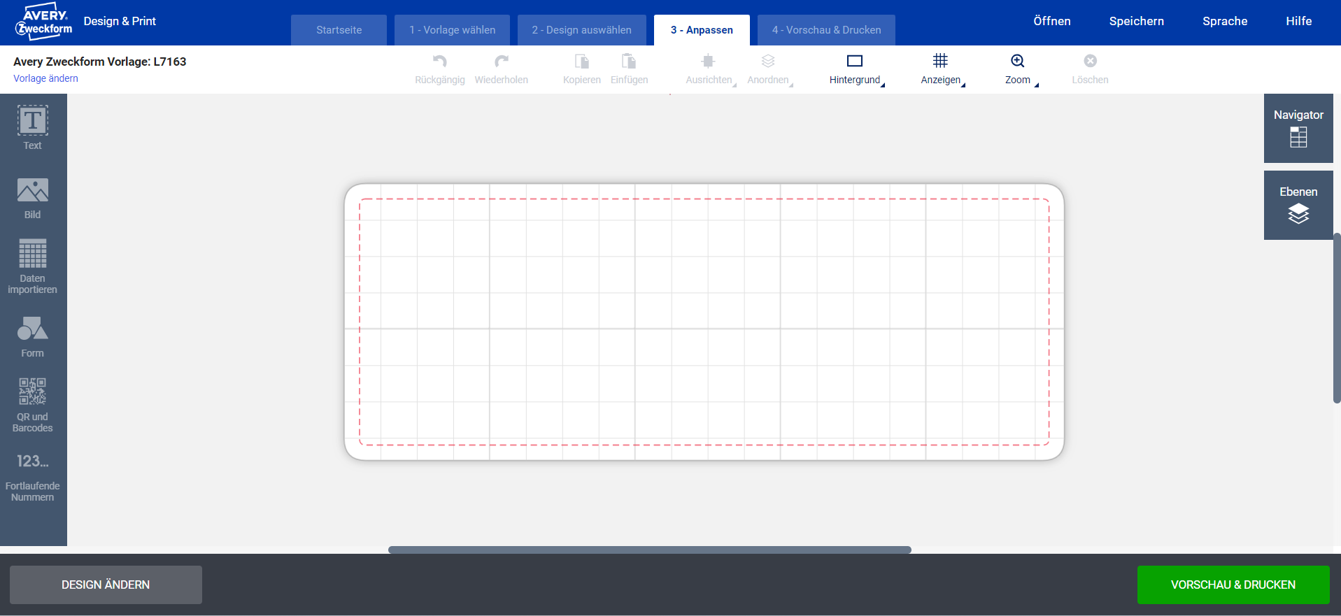 Customize Screen