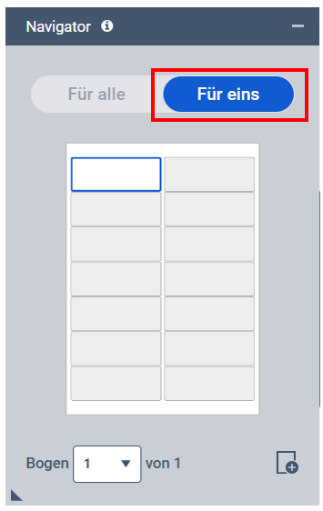 Edit One Navigator