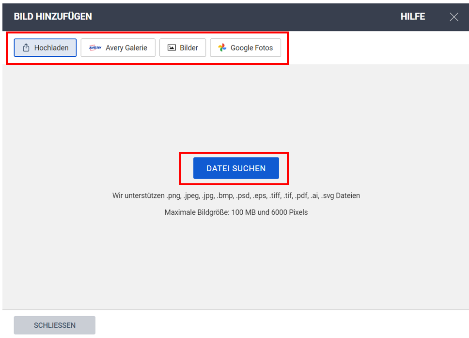 Add Image Types