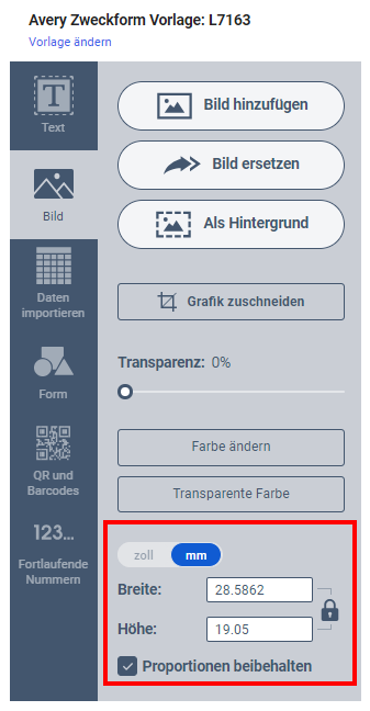 Lock Image Aspect Ratio