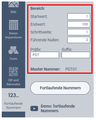 Start and End Value
