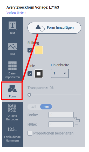 Add Shape